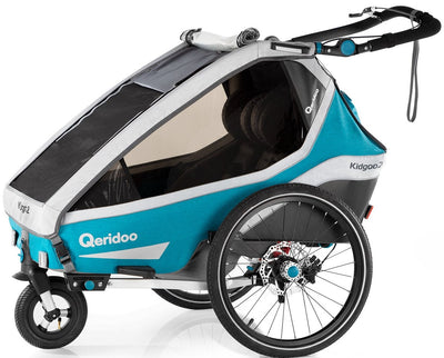 fahrradanhänger qeridoo kidgoo 2 sport Qeridoo Kidgoo2 Sport Petrol – QeridooUSA