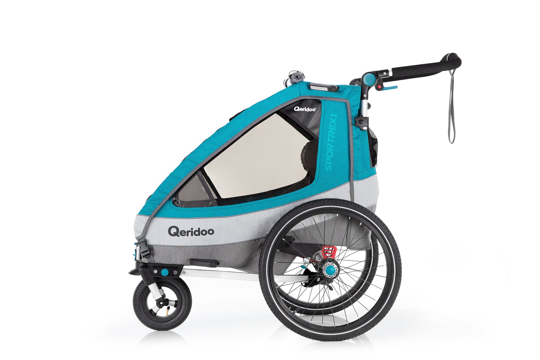 qeridoo fahrradanhänger sportrex 1 limited edition ocean blue Qeridoo Sportrex1 Petrol